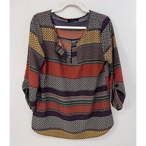 Ezra Bohemian Blouse Women's Size Large